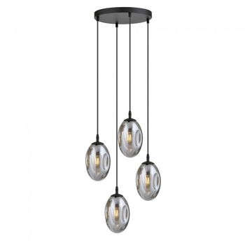 Lámpara de techo celeste grafito (4 luces)