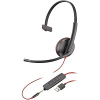 plantronics blackwire c3215 auricular monoaural negro
