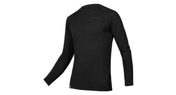 Maillot de manga larga endura baabaa blend base layer negro