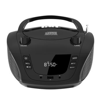 Boombox radio CD portátil BSL con Bluetooth BSL JL-2031A | con 4W de potencia RMS | Radio FM y Puerto USB compatible con archivos mp3 | Display LCD | Entrada AUX IN y salida auriculares