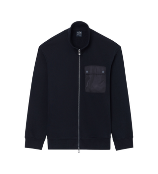 A|X Armani Exchange para hombre. XM001766AF20169UC001 Sudadera Sweatshirt negro (XXL), Blanco, Casual, Algodón, Manga corta