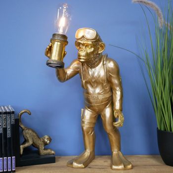 Scuba Steve Monkey Lamp (7450)