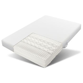 Colchón - Dormitorio - Espuma - Blanco (180x200x20cm)