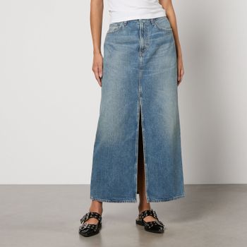 AGOLDE Leif Denim Maxi Skirt - W28