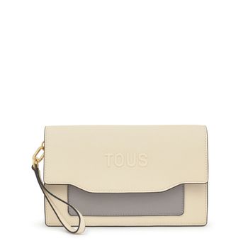 Tous Clutch Audree 2002286901-BEIGE - GRIS