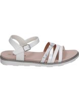 sandalias comodo de nina jupifly 7024 color blanco 28
