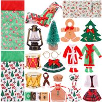 set de accesorios para munecas navidenas ropa para munecas de 30 cm vestido para munecas elfo juguetes para ninas envio gratuito regalo de navidad