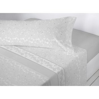 Juego De Sábanas Invierno Coralina Toronto Cama 135cm Gris Donegal