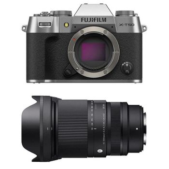 Cámara Mirrorless Fujifilm X-T50 40.2MP 6.2K/30P WiFi Bluetooth + Objetivo Sigma 17-40mm F1.8 DC Art