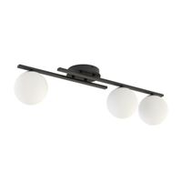 lampara de techo dremo negro 3 luces