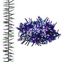 tira de luces de racimo con 3000 led pvc pastel multicolor 23 m