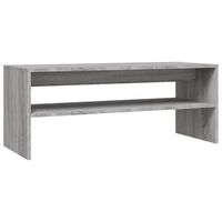 mesa de cafe - mesa de centro madera contrachapada gris sonoma 100x40x40 cm