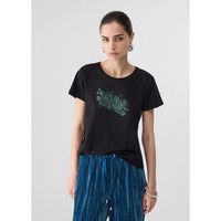 liu jo tops y camisetas t-shirt con logo para mujer