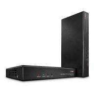 extensor av lindy 38174 transmisor y receptor 4k 300 m alambrico