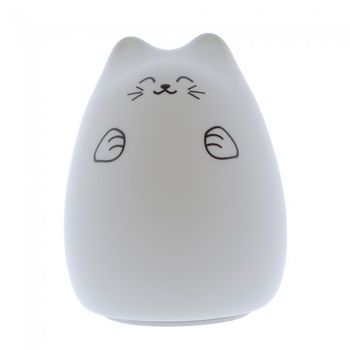 Lámpara nocturna infantil gato led (0,4w)