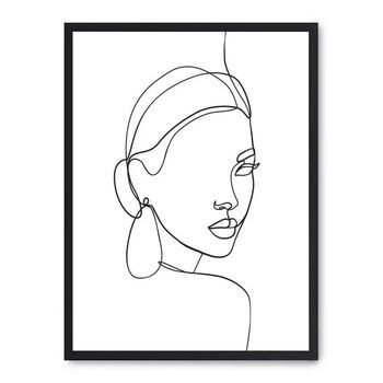 Cuadro Woman Line Art Iii