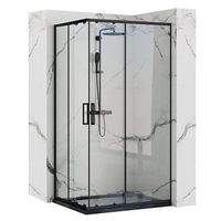 cabina de ducha rea punto 80x100 black
