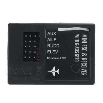 Volantex RC EAR403 PR2202 Receptor 5CH con giroscopio para avión RC 765-1/Super Cup 765-2/767-2 Ranger 750
