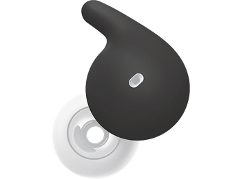 Soporte auriculares - Sony HACL910S, Con cámara de aire para LinkBuds Open, Confort, Seguridad y fijación, Personaliza tus auriculares, Negro