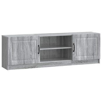 Mueble De Tv Gris Sonoma 150 X 31 X 47 Cm Madera De Ingeniería Vidaxl