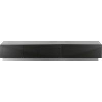 element modular 2100 mm tv stand - black black