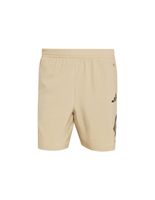 pantalones de fitness adidas gym 3 bandas short hombre beige