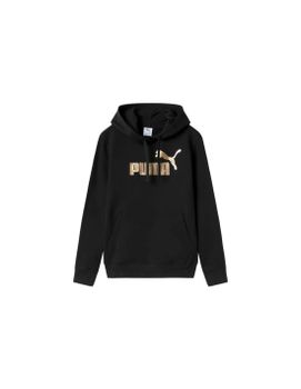 Sudadera Puma Ess+ Textured Foil B Mujer Negro