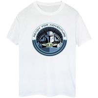 disney camiseta manga larga the mandalorian ready for adventure para mujer