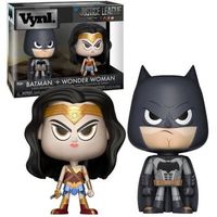 2 figuras funko vynl dc comics wonder woman y batman