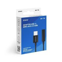 adaptador savio ak-74 usb-c a jack 35mm dac audio hi-fi negro 36 meses garantia