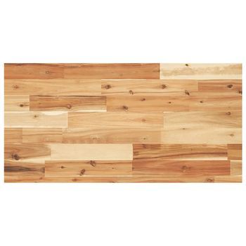 Encimera Tocador Baño Madera Acacia Acabado Aceite 80x40x4 Cm Vidaxl