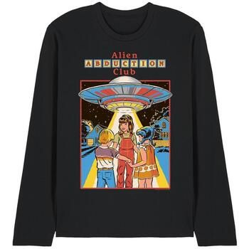Steven Rhodes Camiseta manga larga Alien Abduction Club para mujer