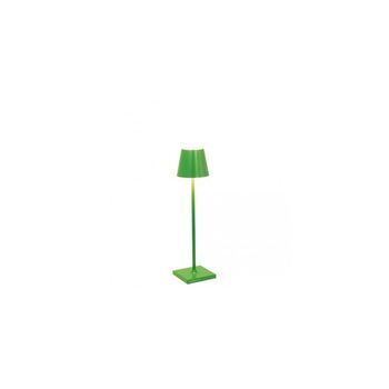 Lámpara De Mesa Led Poldina Pro Micro Verde Manzana Recargable Y Regulable Con Batería De Hasta 12 Horas