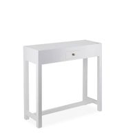 consola de madera blanca anch 80 cm