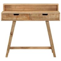 escritorio  mesa de trabajo de madera de mango rugosa 100x45x90 cm