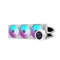 refrigeracion liquida darkflash dn360s white 360mm 3 ventiladores argb pantalla ips