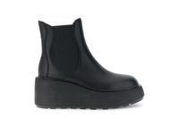 botines de cuna de piel con elasticos black