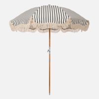 business  pleasure premium umbrella - monaco black stripe