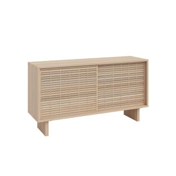 Aparador de madera maciza natural 120 cm Barnizado