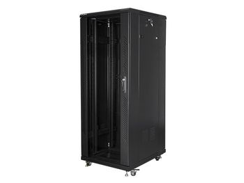 Rack independiente Lanberg FF01-6832-12B 32U 600x800mm 800kg IP20 cristal templado ventilación