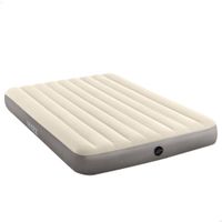 colchon hinchable doble fiber-tech 152x203x25 cm crema