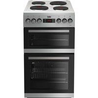 beko kdv555as 50 cm electric solid plate cooker - silver silver