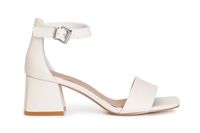 sandalias de piel con tira al tobillo ice