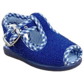 Colores Pantuflas 021035 ZAPATILLA TOALLA Azul para niño