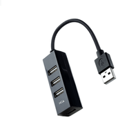 hub nano cable usb20 4ptos usb-am - usb20h 15cm negro