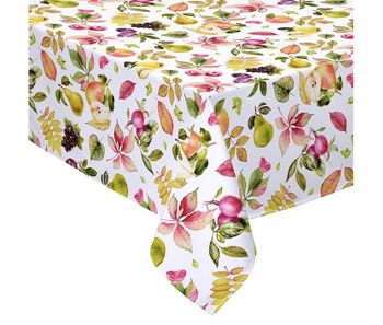 Mantel  100% algodón sella  140x140 cm multicolor