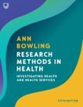 research methods in health investigating health and health servi ces