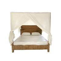 cama fibra de banana teca 209x188x198