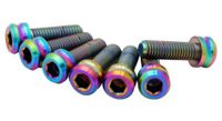 tornillos de potencia pride racing cayman v2   ftl t25 titanium oil slick