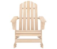 silla mecedora de jardin adirondack madera maciza de abeto